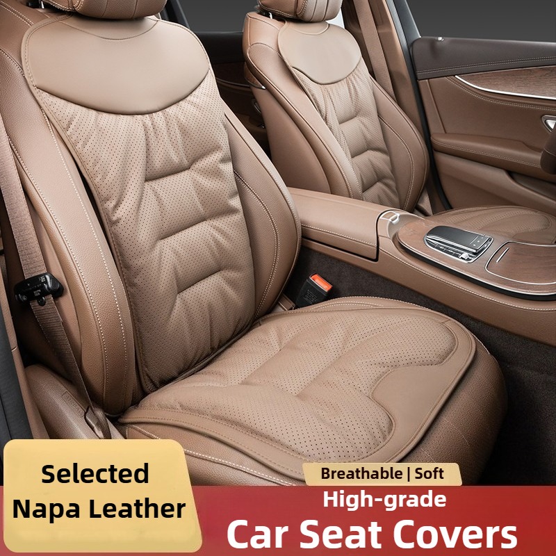 Leather Car Seat Covers Full Set Universal - Мягкие чехлы на автомобильные сиденья из