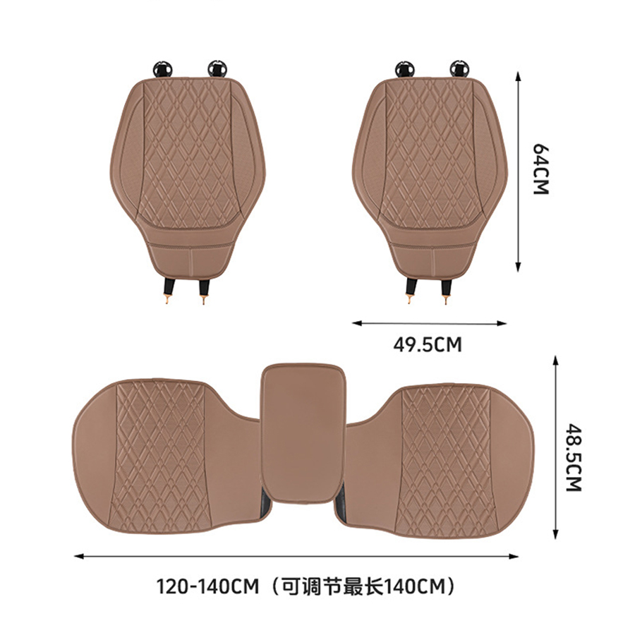 Роскошный кожаный чехол для ав – обзор и цена Leather Car Seat Covers Full Set Universal