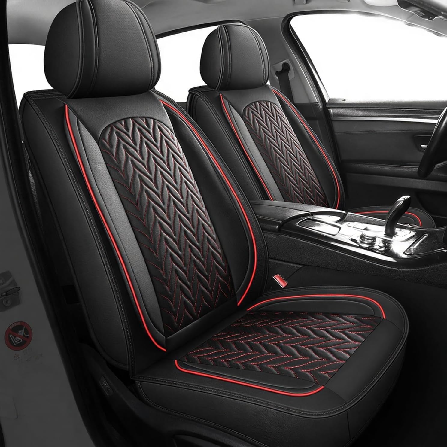 Универсальные чехлы для автомо – обзор и цена Leather Car Seat Covers Full Set Universal