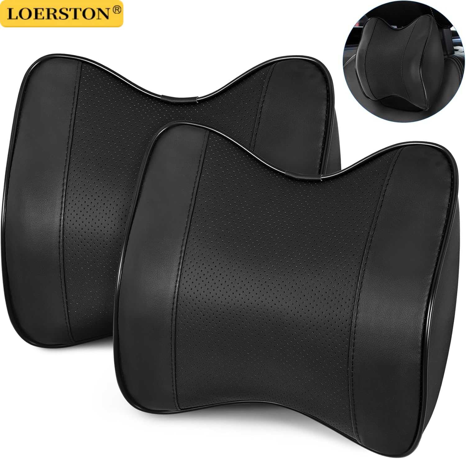 Подушка-подголовник для автомо – обзор и цена Memory Foam Car Neck Pillow Lumbar Support