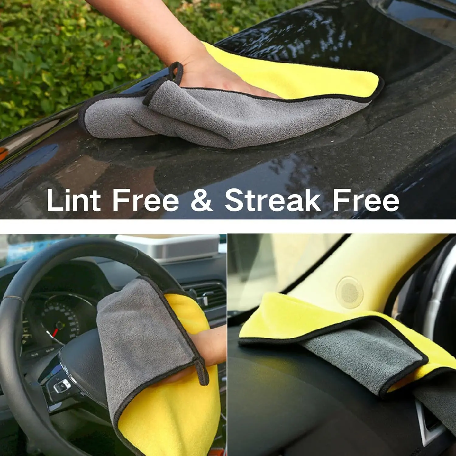 Оптовая продажа, полотенца для – обзор и цена Microfiber Car Drying Towel Super Absorbent