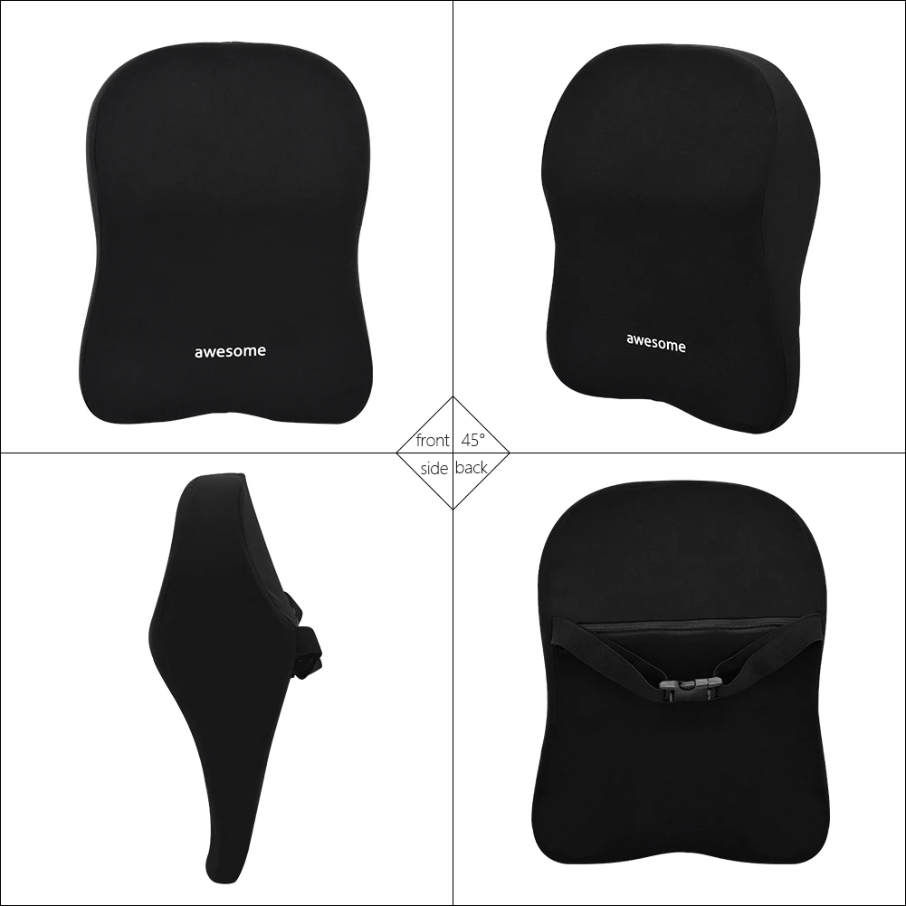 Автомобильная подушка для подд – обзор и цена Memory Foam Car Neck Pillow Lumbar Support