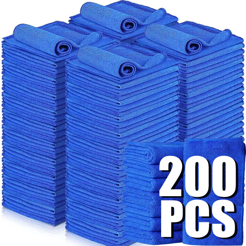 10/200 шт., полотенца из микро – обзор и цена Microfiber Car Drying Towel Super Absorbent
