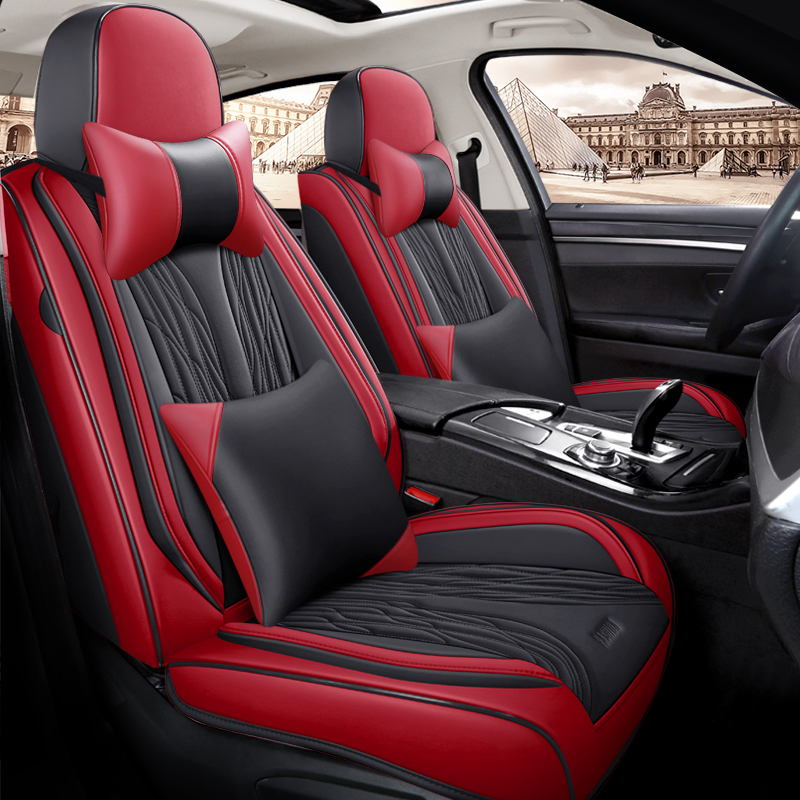 Новый дизайн, роскошные кожаны – обзор и цена Leather Car Seat Covers Full Set Universal