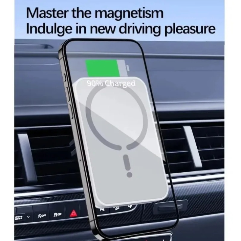 Магнитное беспроводное зарядно – обзор и цена Wireless Car Charger Mount Fast Charging