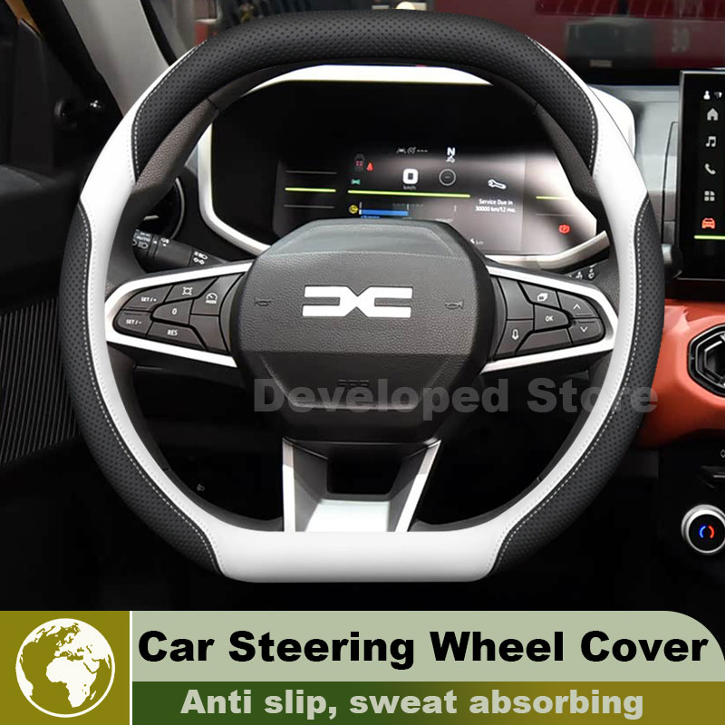 Кожаный чехол на руль автомоби – обзор и цена Car Steering Wheel Cover Anti Slip Breathable
