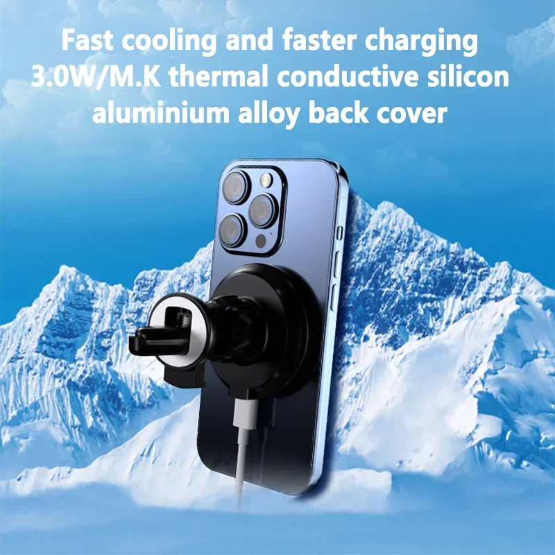 Автомобильное беспроводное зар – обзор и цена Magnetic Phone Holder For Car Vent