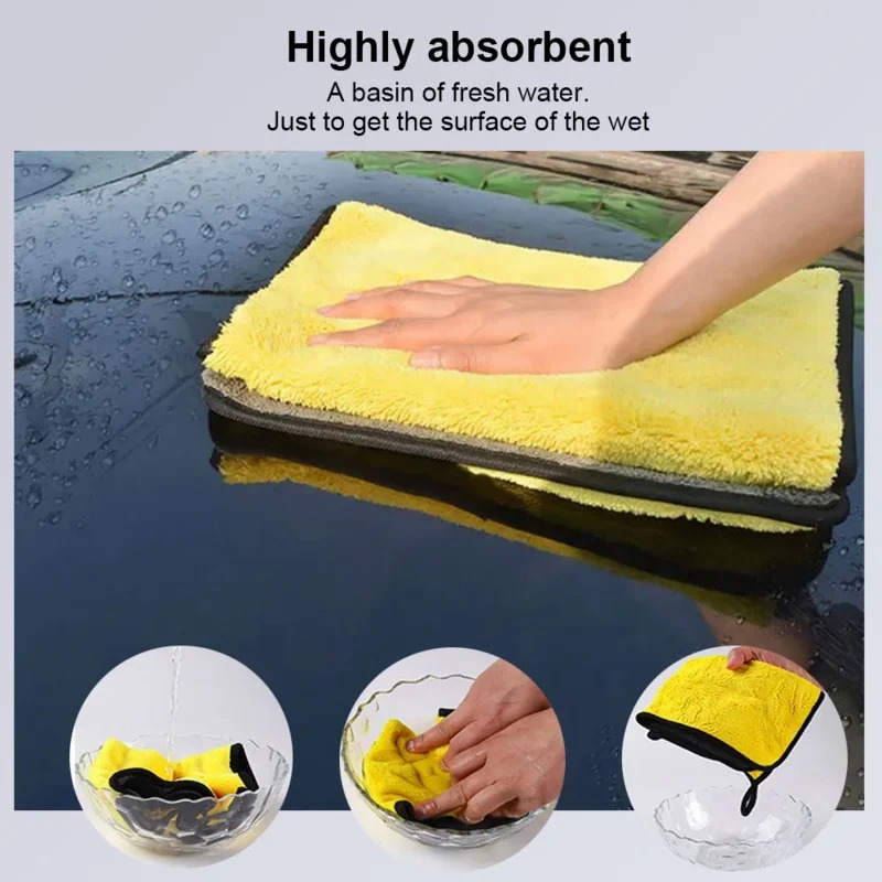 Салфетки из микрофибры для чис – обзор и цена Microfiber Car Drying Towel Super Absorbent