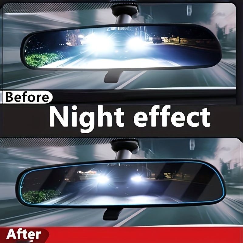 Антибликовая пленка для зеркал – обзор и цена Anti Glare Car Rearview Mirror Film