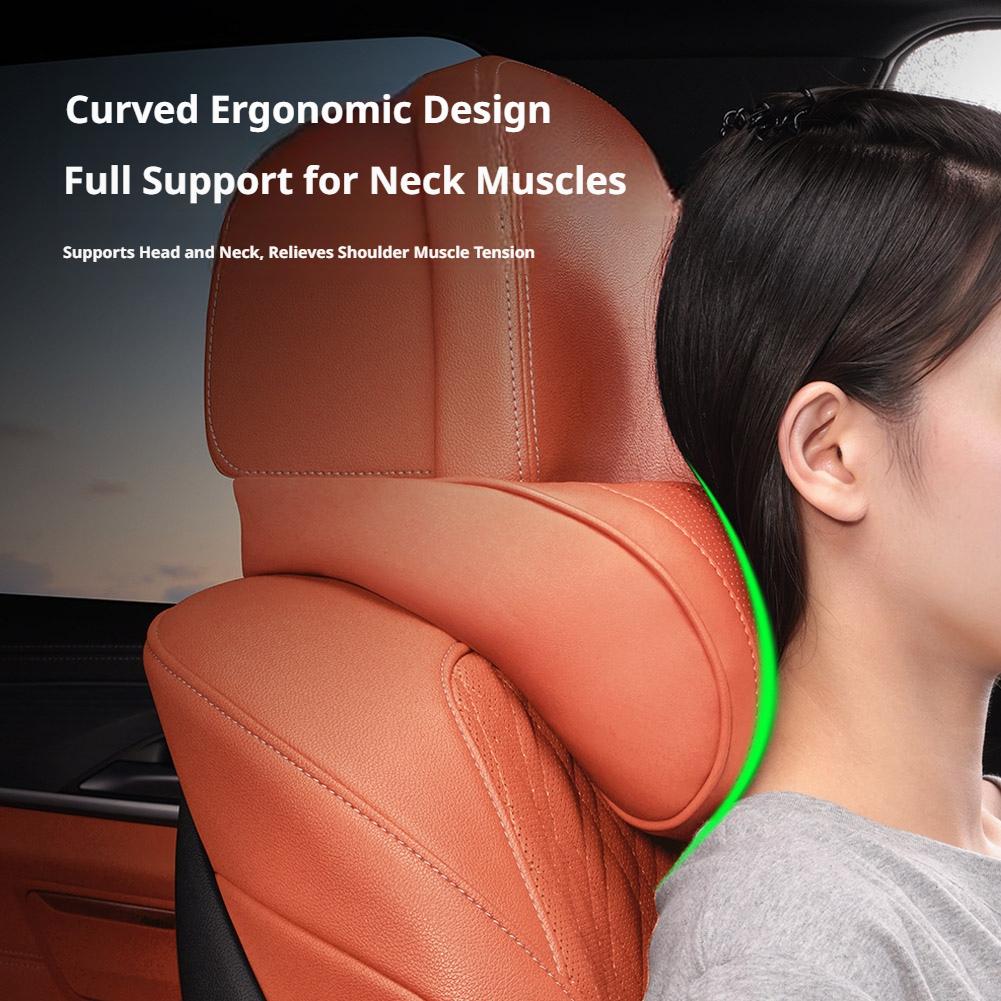 Роскошная подушка для подголов – обзор и цена Memory Foam Car Neck Pillow Lumbar Support