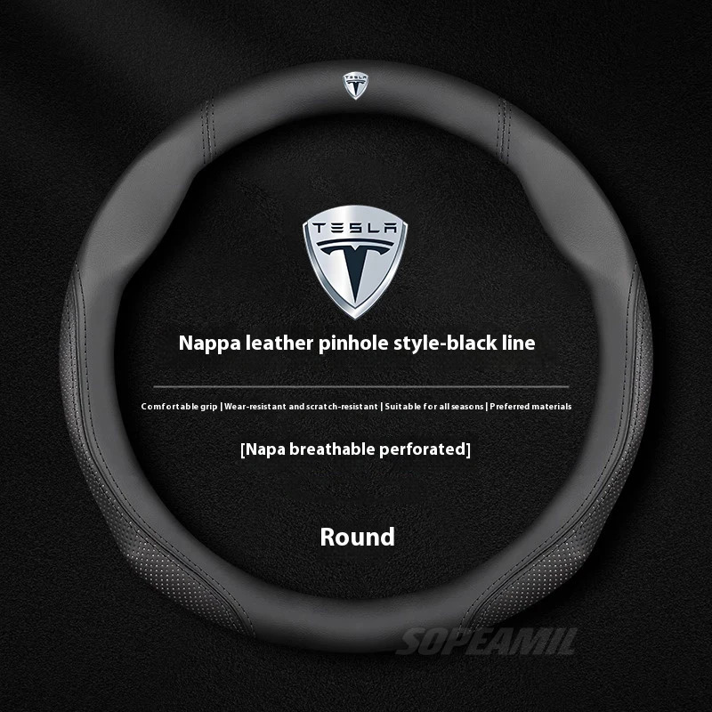 Tesla Model 3 Model Y Model S  – обзор и цена Car Steering Wheel Cover Anti Slip Breathable