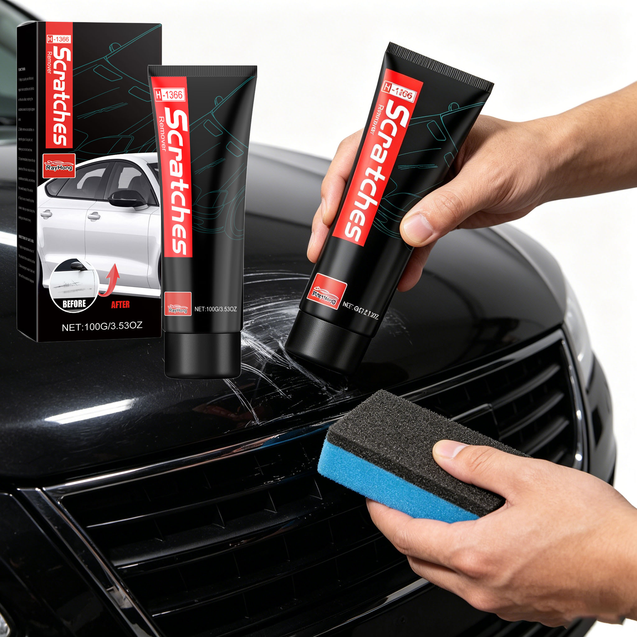 Паста для удаления царапин с а – обзор и цена Car Scratch Repair Polishing Wax Paste