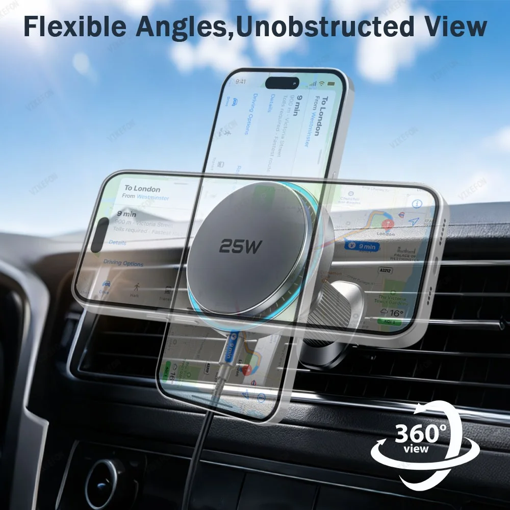 Автомобильное магнитное беспро – обзор и цена Magnetic Phone Holder For Car Vent